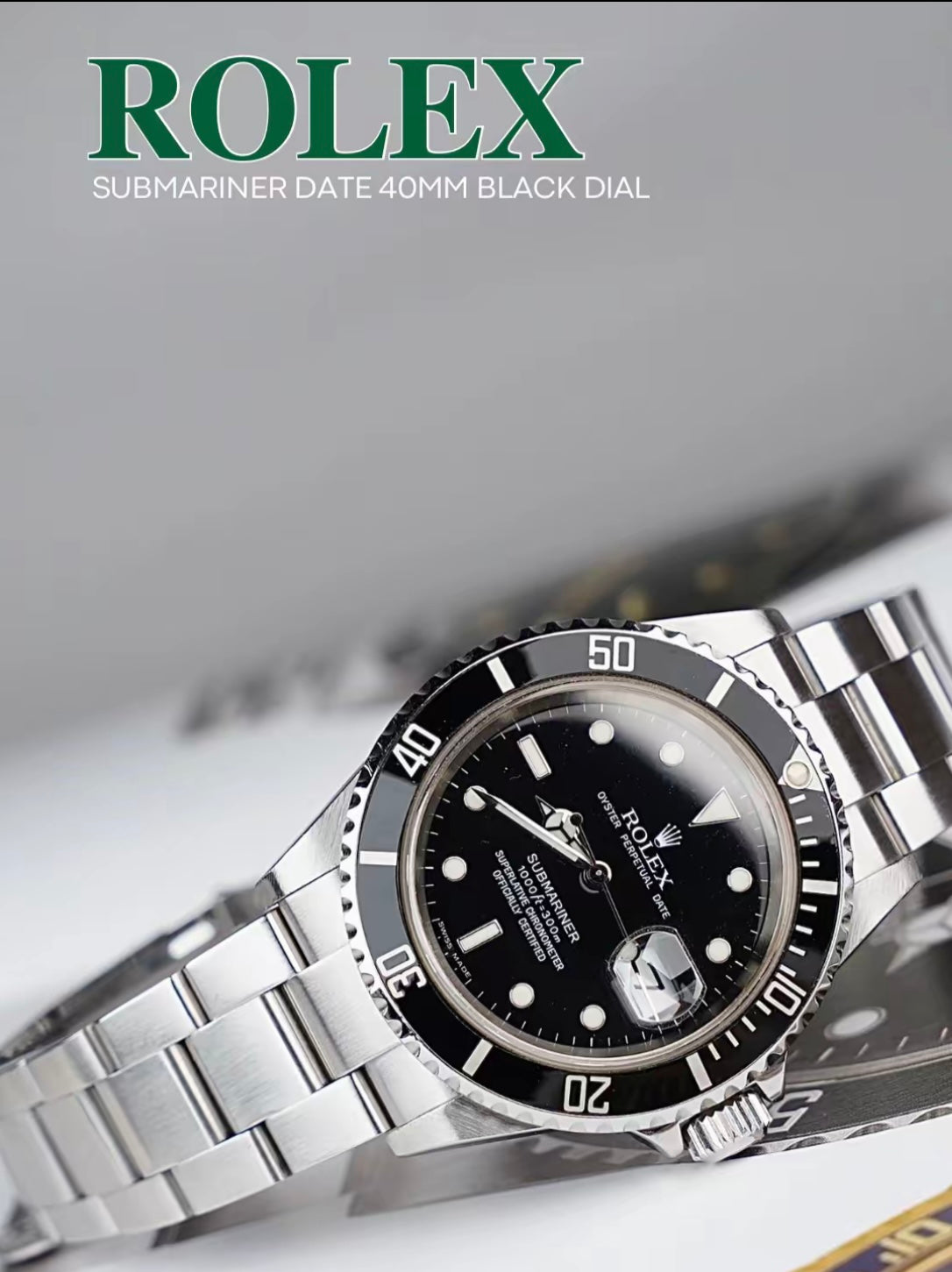 Rolex Submariner Black Dial