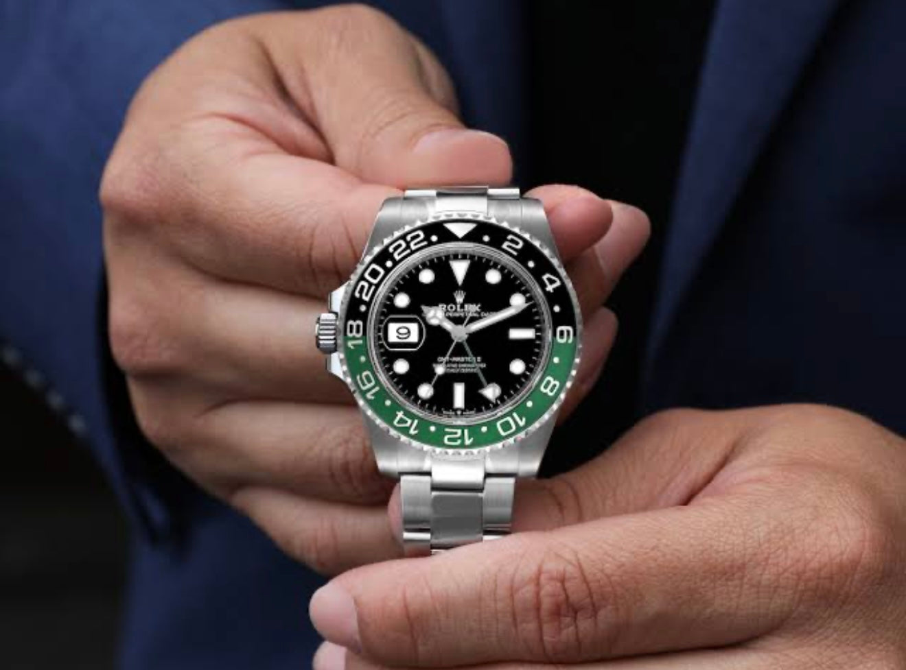ROLEX GMT Green&black
