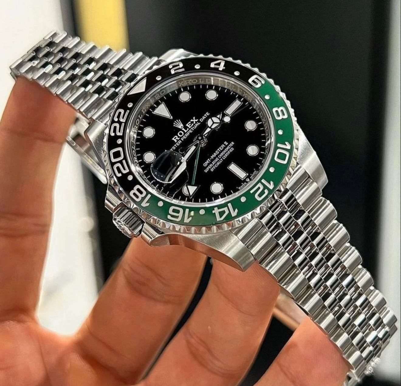 ROLEX GMT Green&black